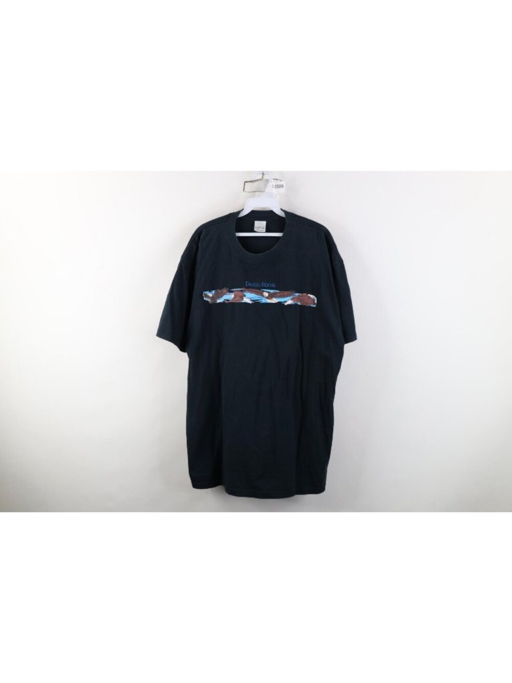 Vtg 90s Y2K Streetwear Mens XL Faded Destin Florida Eagle Short Sleeve T-Shirt